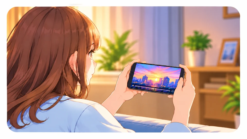 動画視聴のイメージ