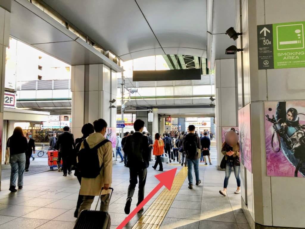 秋葉原店 駅からの道順 2