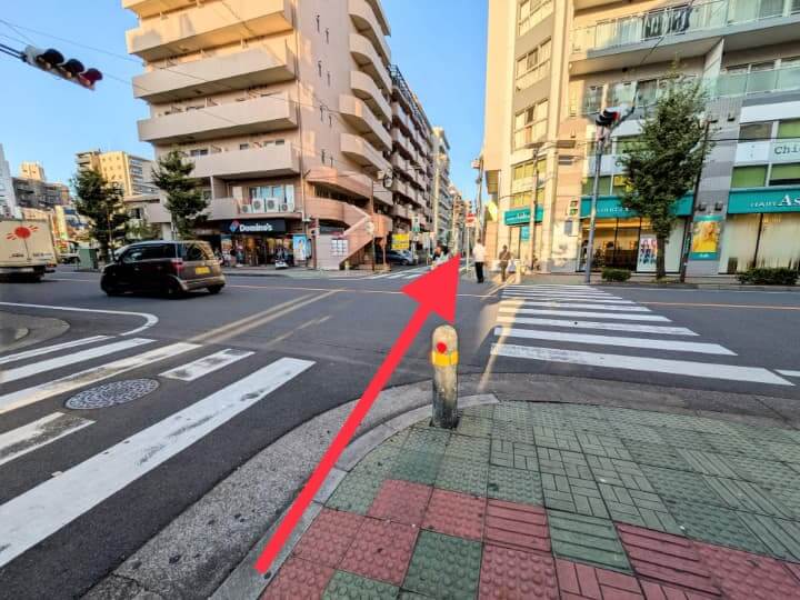 川口店 駅からの道順 3